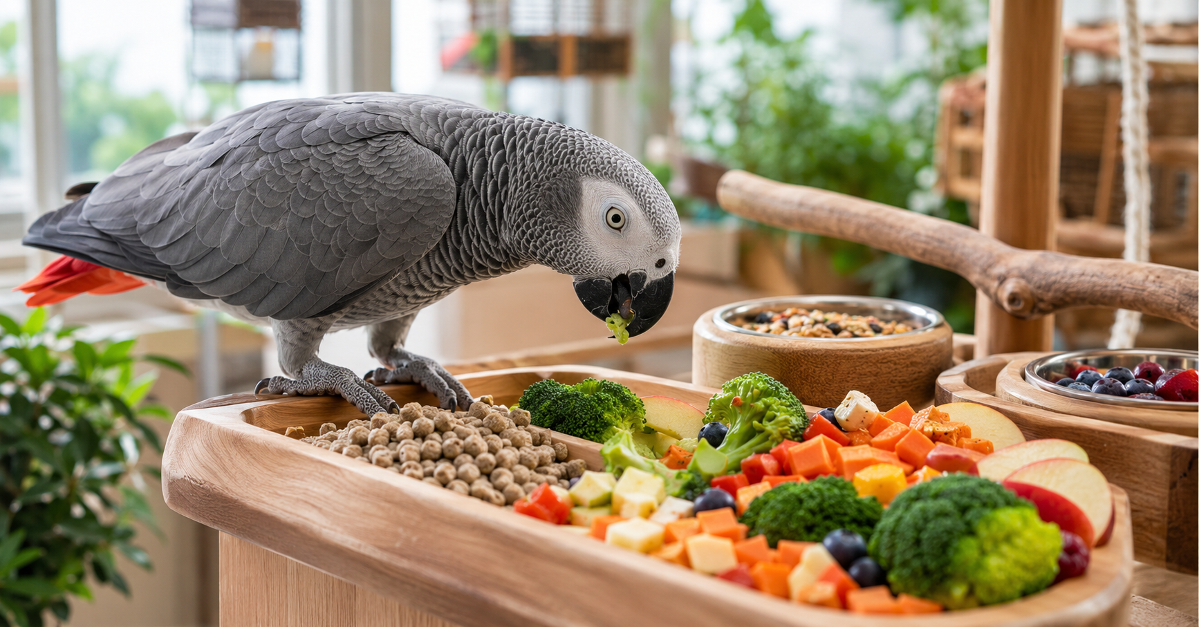 How Much Should An African Grey Eat? Complete Feeding Guide