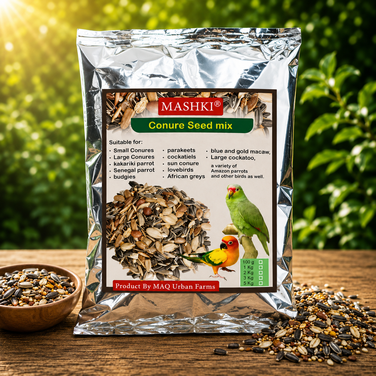 MASHKI Premium nutrition Conure Food Mix