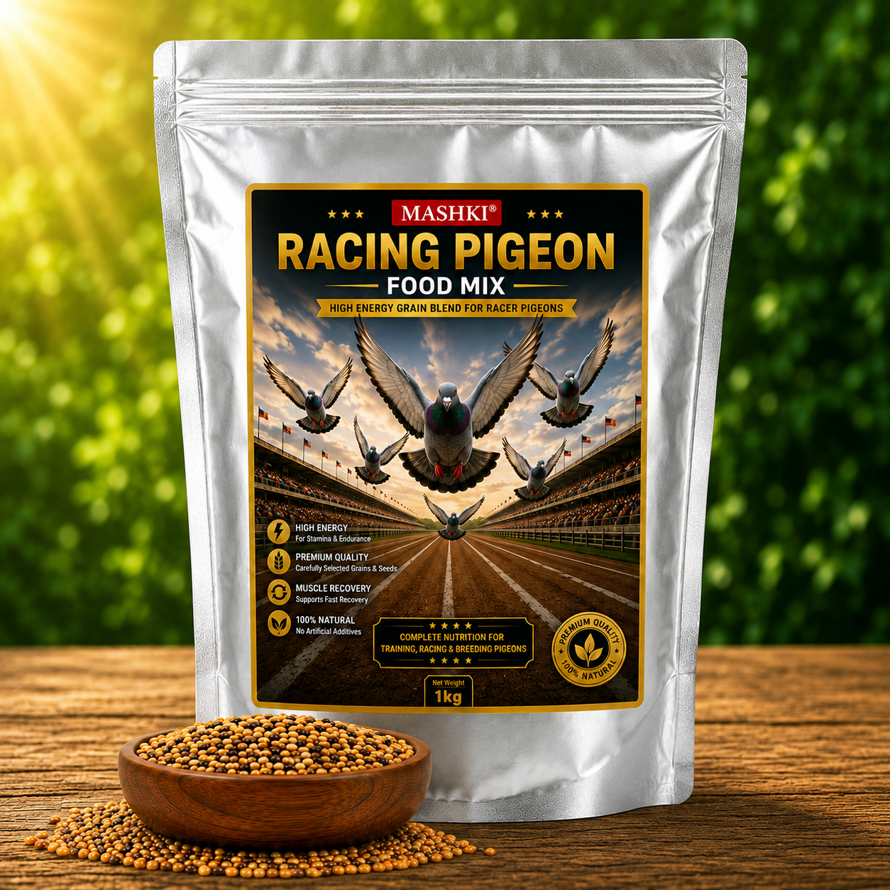 MASHKI Premium Racing Pigeon Food Mix