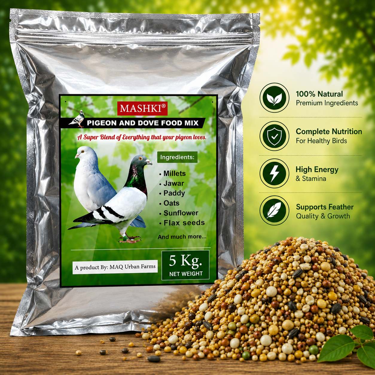 ASHKI Bird Food Sample Pack – 6 Premium Bird Foods
