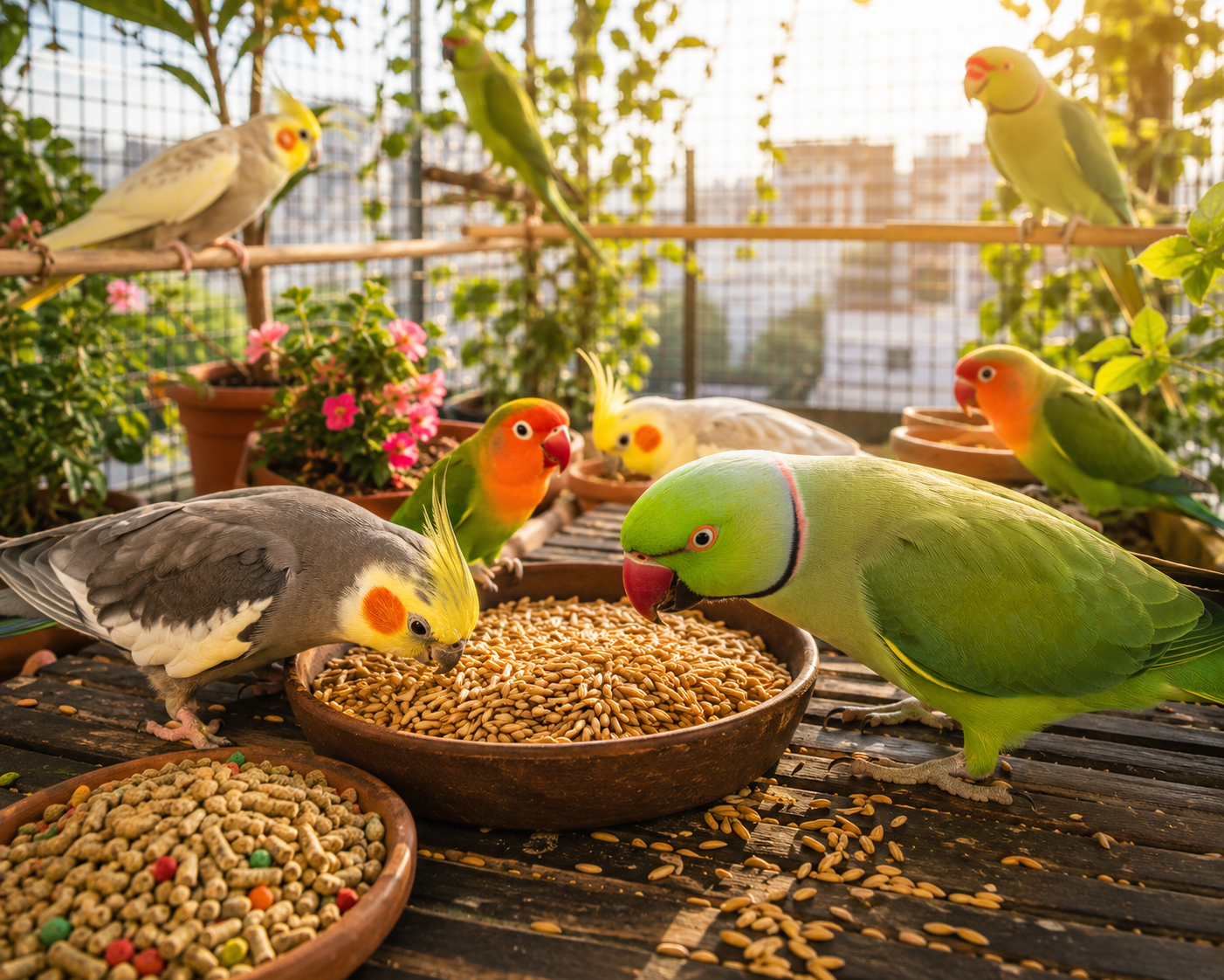 MASHKI Raw Basmati Rice Paddy (Nellu Seeds) for Birds