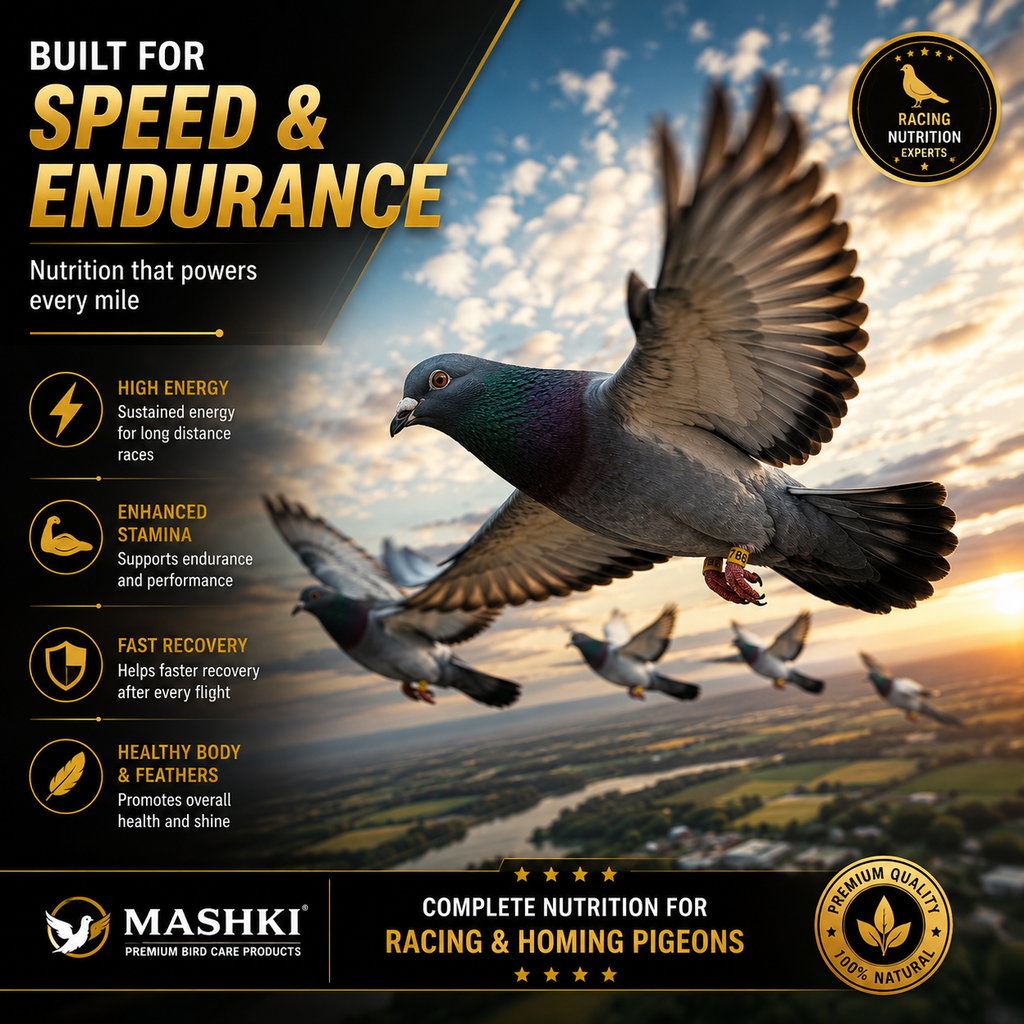 MASHKI Premium Racing Pigeon Food Mix