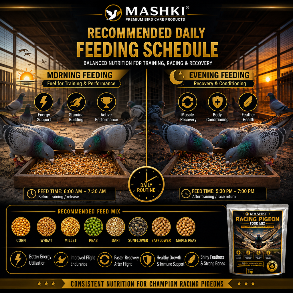 MASHKI Premium Racing Pigeon Food Mix